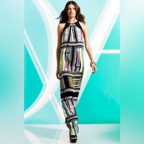 Diane Von Furstenberg Jordan Silk Maxi Dress size 6 - Picture 3 of 12